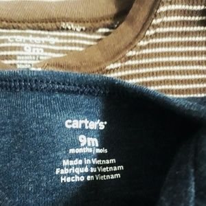 Carter's Shirts & Tops - 5pc Variety Lot of Boys Onesies Size 9m Carter's Shirts & Tops - 5pc Variety Lot of Boys Onesies Size 9m